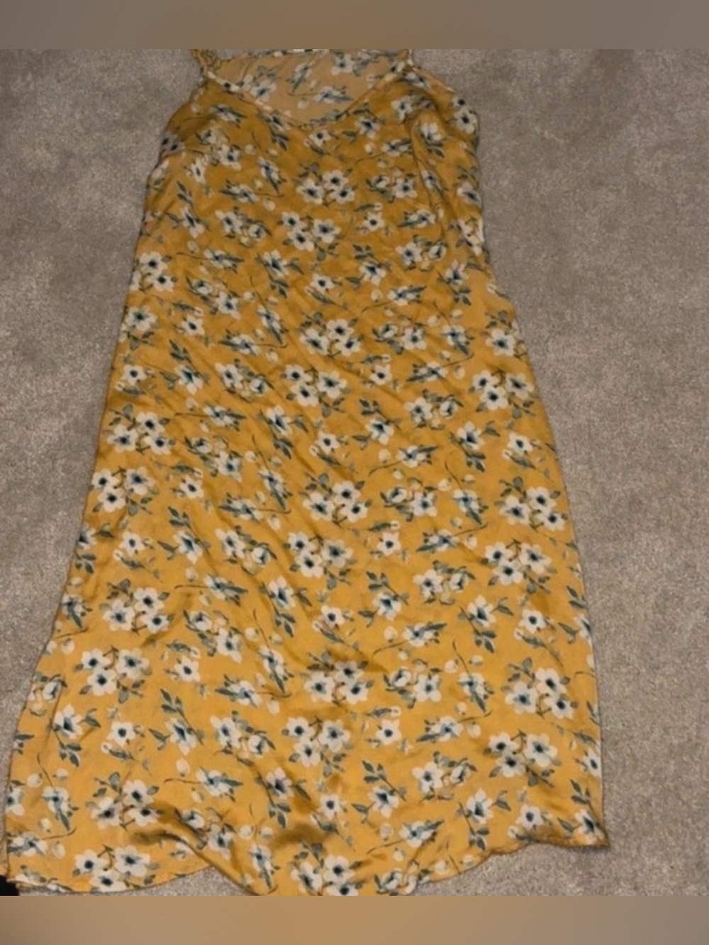 dip Yellow Floral Maxi Slip Dress